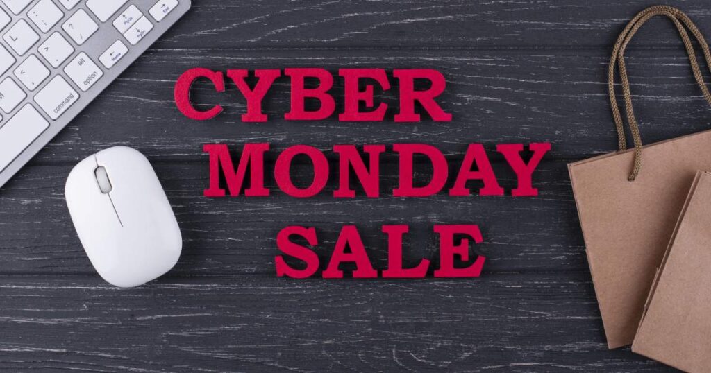 cyber monday sale in primo piano